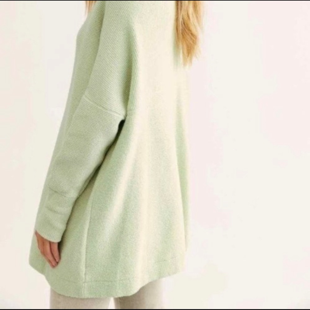 Free People ottoman tunic in honeydew, XS